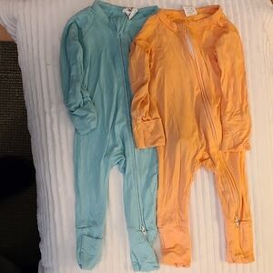 Baby One Pieces in Blue And Orange